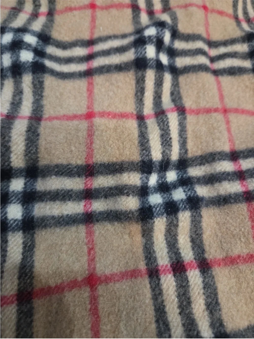 Auth Burberry London Classic Nova Check Scarf 100% Cashmere Made In England